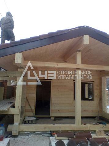 16 m3 bathhouse in the Republic of Bashkortostan