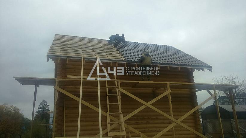 Building from rounded logs in Kazan
