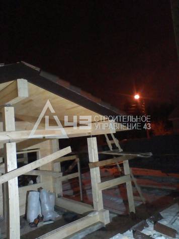 16 m3 bathhouse in the Republic of Bashkortostan