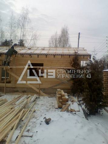16 m3 bathhouse in the Republic of Bashkortostan