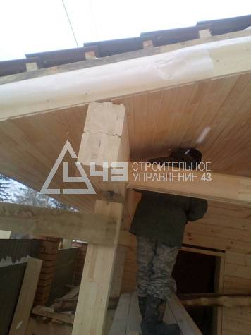 16 m3 bathhouse in the Republic of Bashkortostan