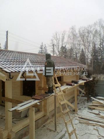 16 m3 bathhouse in the Republic of Bashkortostan