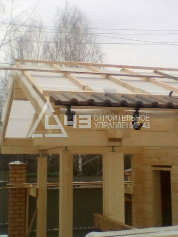 16 m3 bathhouse in the Republic of Bashkortostan