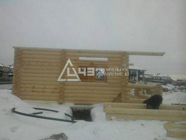 47.27 m2 Bathhouse in the Moscow region.