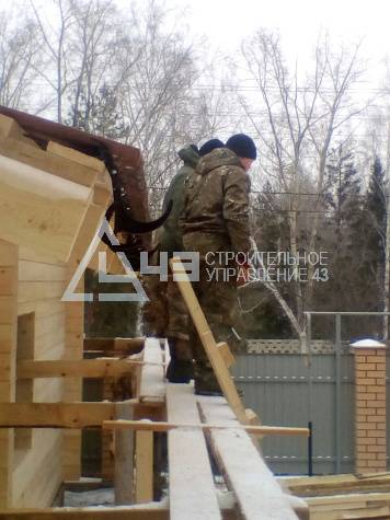 16 m3 bathhouse in the Republic of Bashkortostan