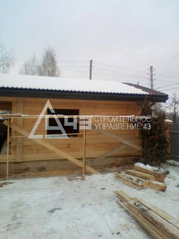 16 m3 bathhouse in the Republic of Bashkortostan