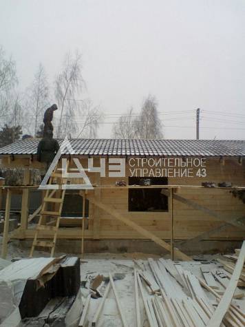 16 m3 bathhouse in the Republic of Bashkortostan