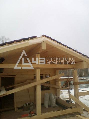 16 m3 bathhouse in the Republic of Bashkortostan