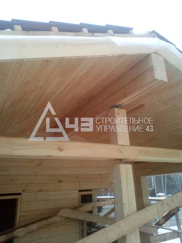 16 m3 bathhouse in the Republic of Bashkortostan