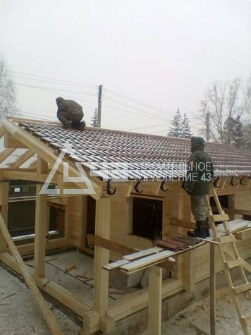 16 m3 bathhouse in the Republic of Bashkortostan