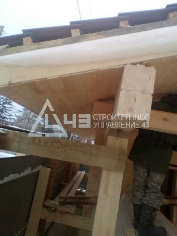 16 m3 bathhouse in the Republic of Bashkortostan